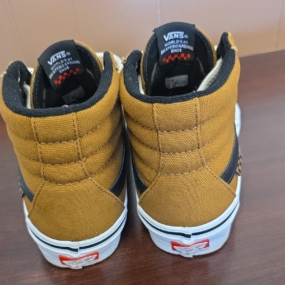Vans Kids Mustard High-Top Sneakers - Picture 3 of 7
